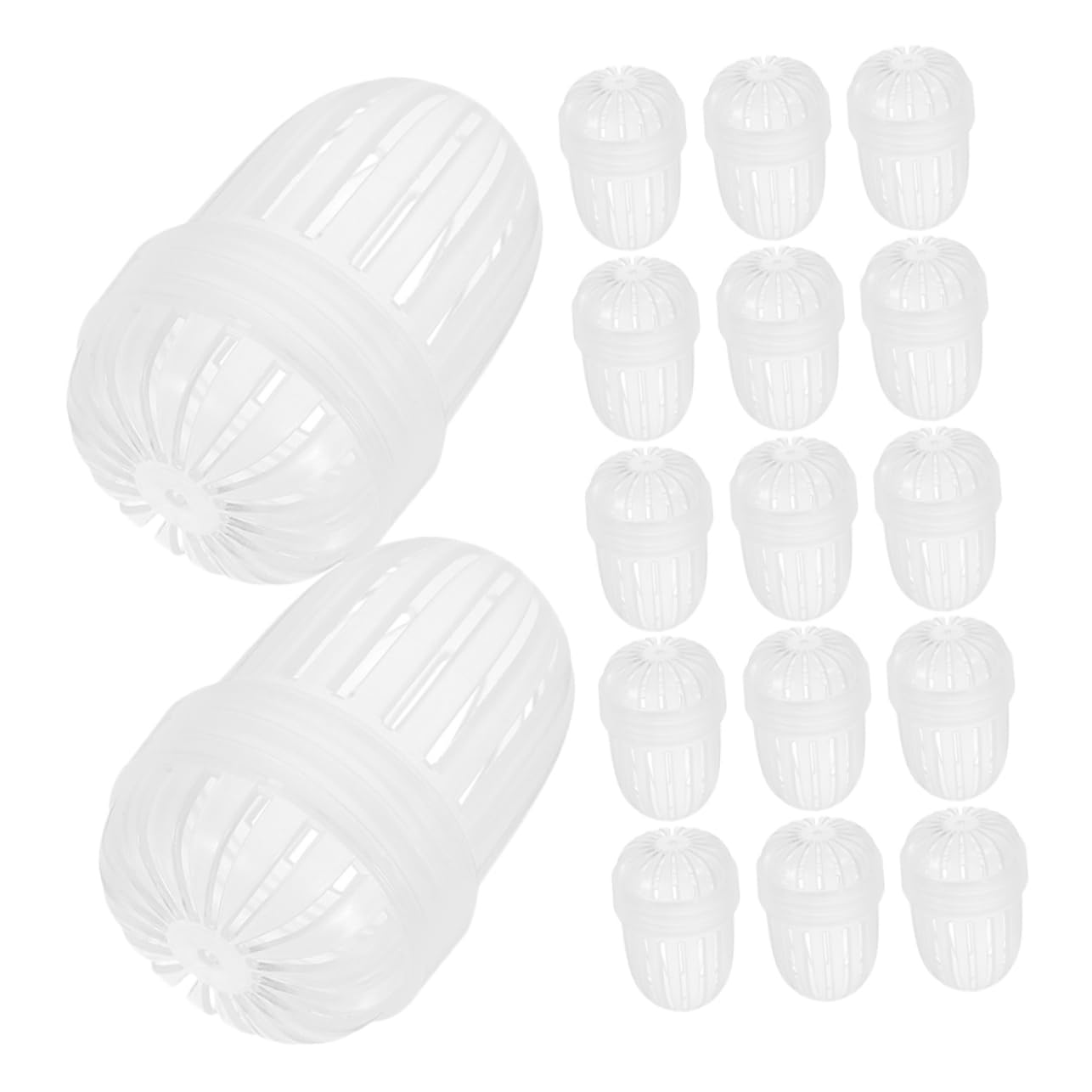 SMASOLO 20Pcs Tea Infuser Balls Clear Reusable Filter for Loose Leaf Tea Heat Resistant Strainer Insert for Teapots Mugs Cups Easy to Clean and Versatile Use