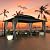 VEIKOU 12' X 16' Hardtop Gazebo, Outdoor Aluminum Gazebo, Double Roof Pergola, Heavy Duty w/Netting and Curtains for Garden, Deck, Backyard