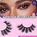 Veleasha Lashes 5D Faux Mink Lashes 100% Handmade Luxurious Volume Fake Eyelashes Lightweight Fluffy False Eyelashes 5 Pairs Pack (801)