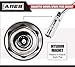 ARES 11010-3/8-Inch Drive by 9/16-Inch Magnetic Swivel Spark Plug Socket - 6-Inch Spark Plug Removal Tool