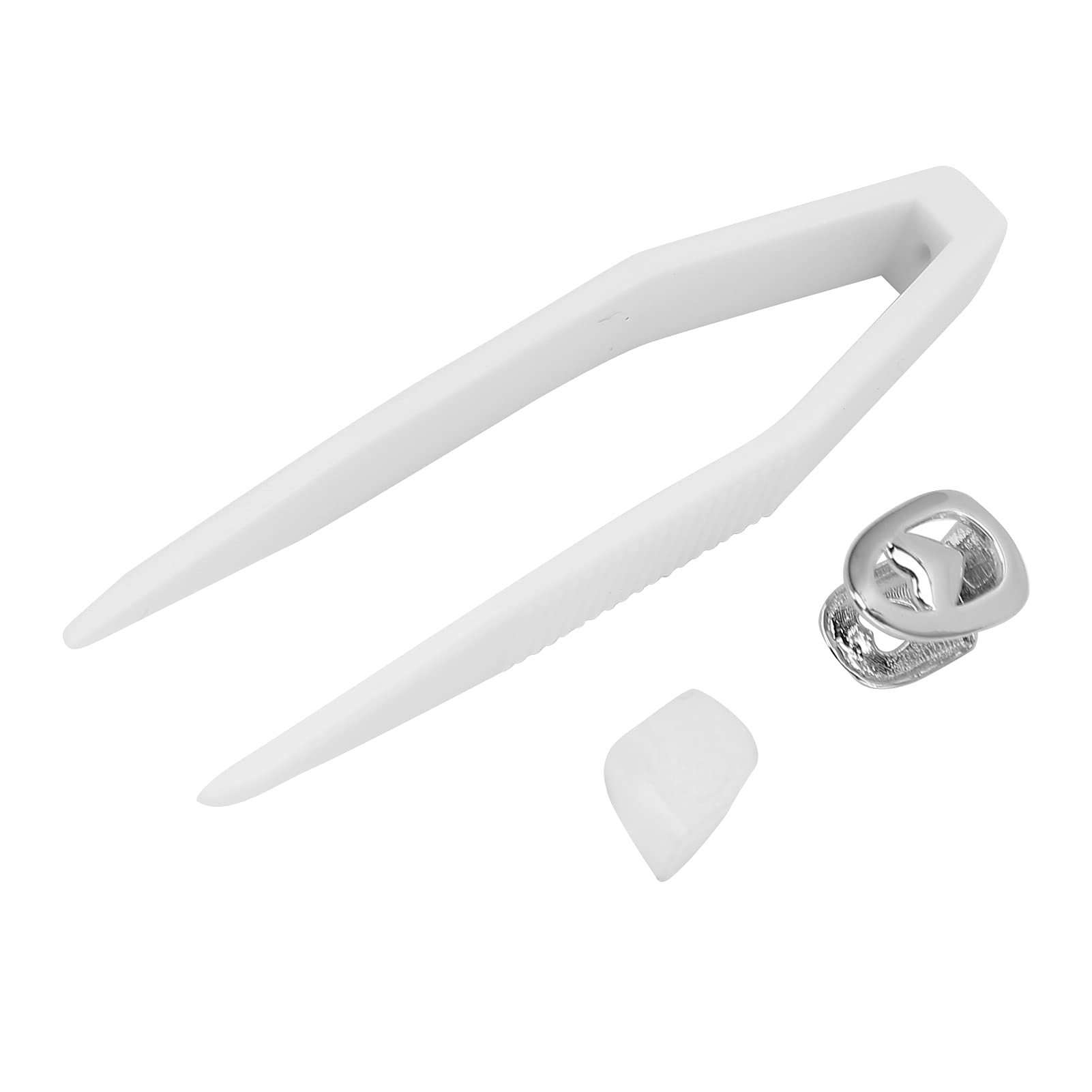 Hip Hop Halloween Falschzahn Dekoration Modischer Kupfer Zahn Silber Glossy Teeth für Festival Party Kostüm Accessoire