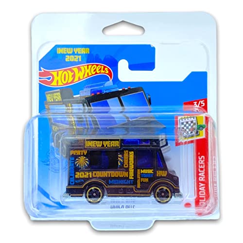 Hot Wheels Quick Bite (Black, HAPPY NEW YEAR) 3/5 Holiday Racers 2021