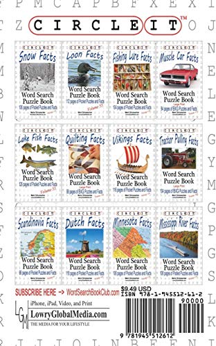 Circle It, Snow Facts, Word Search, Puzzle Book - Image 2