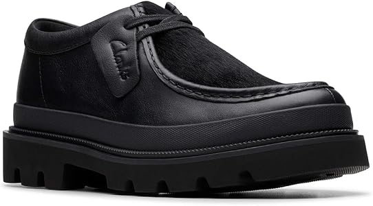 Amazon | [クラークス] 26183896 本革 厚底 バデルシーム チャンキー