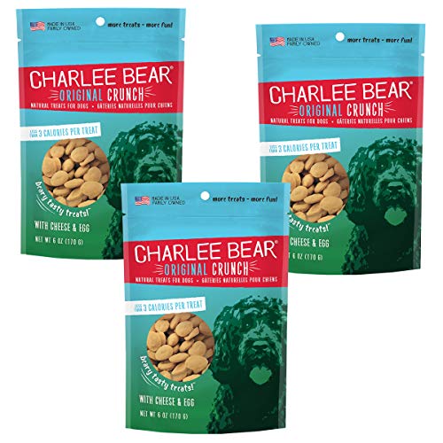 Charlee Bear Dog Treat with Cheese & Egg (3 Pack) 16 oz Each Madcity Pets