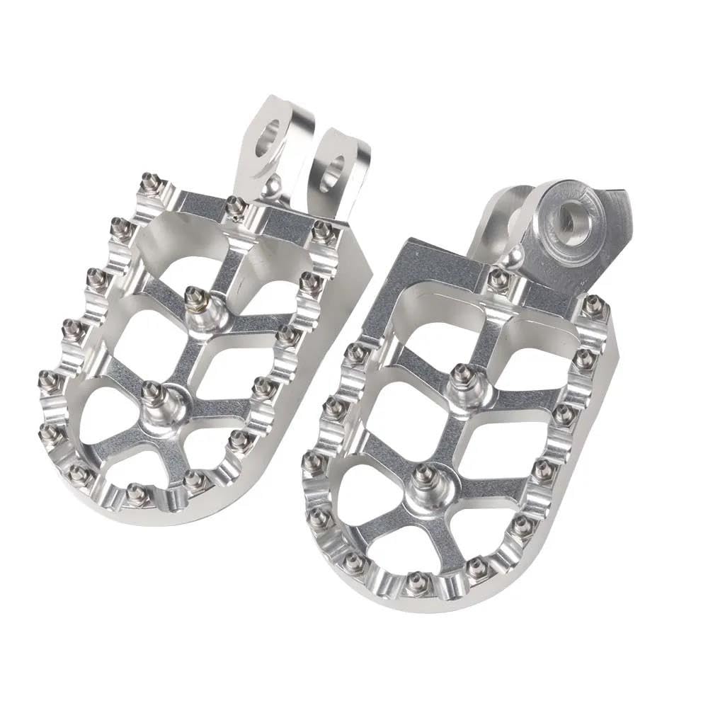 Repose-pieds Moto Pour Yamaha XT660X - En Alliage D'aluminium, Design Antidérapant Et Creux - Couleur Argent - Accessoire De Sécurité Et Confort