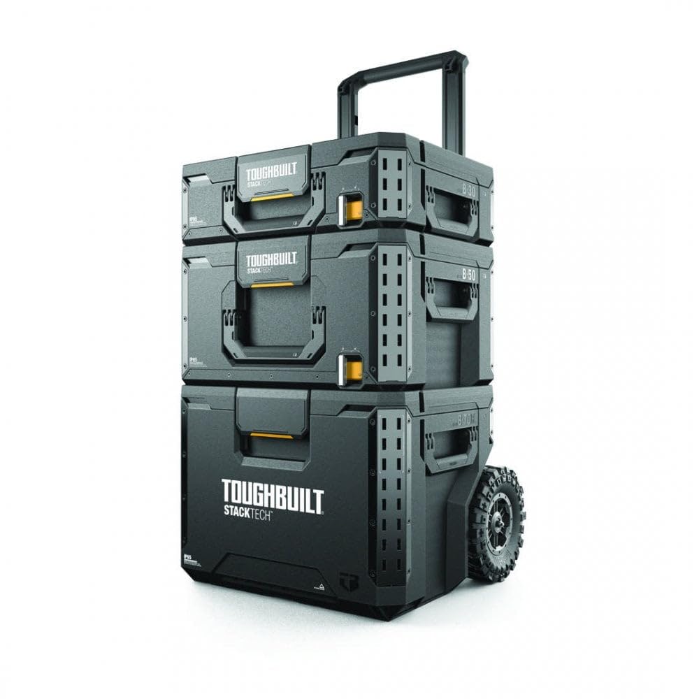 StackTech 3-Piece Rolling Tool Box Set