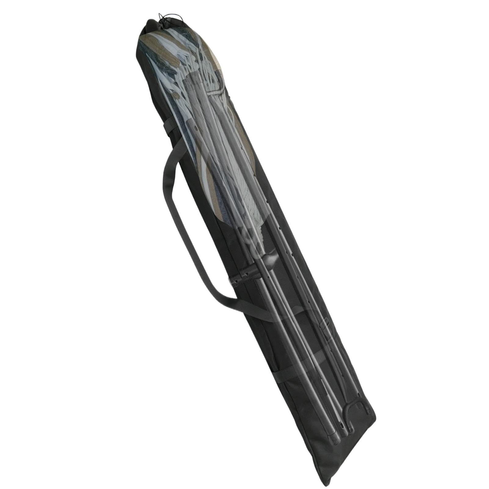 Bolsa de soporte para hamaca, soporte para hamaca de alto rendimiento con mango ajustable, organizador multifuncional y bolsa de alfombras, cordón grande para almacenamiento
