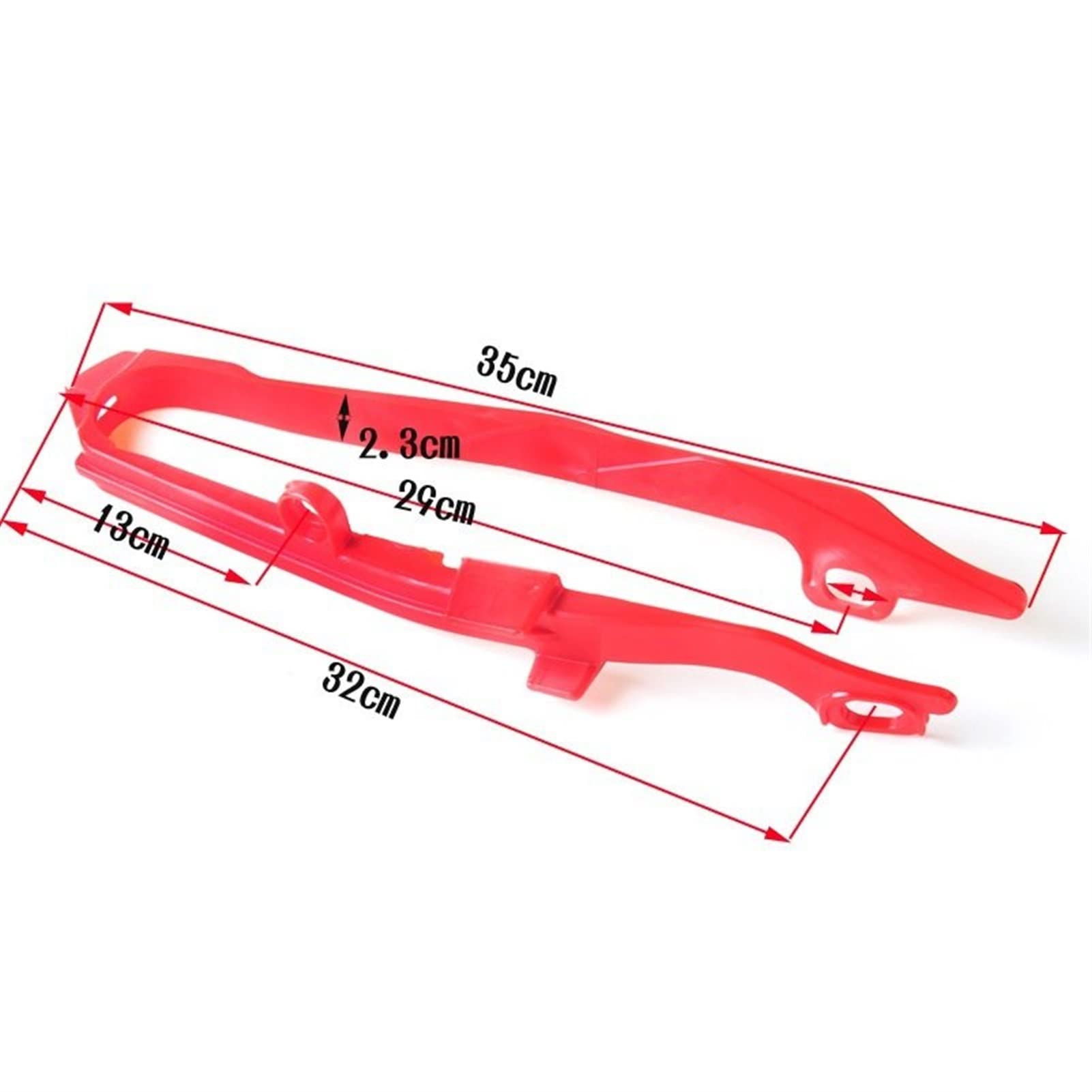 Cursore Catena In Plastica Rosso Per Honda CR/CRF – Proteggi Forcellone E Catena, Montaggio Diretto, Modelli 125-450