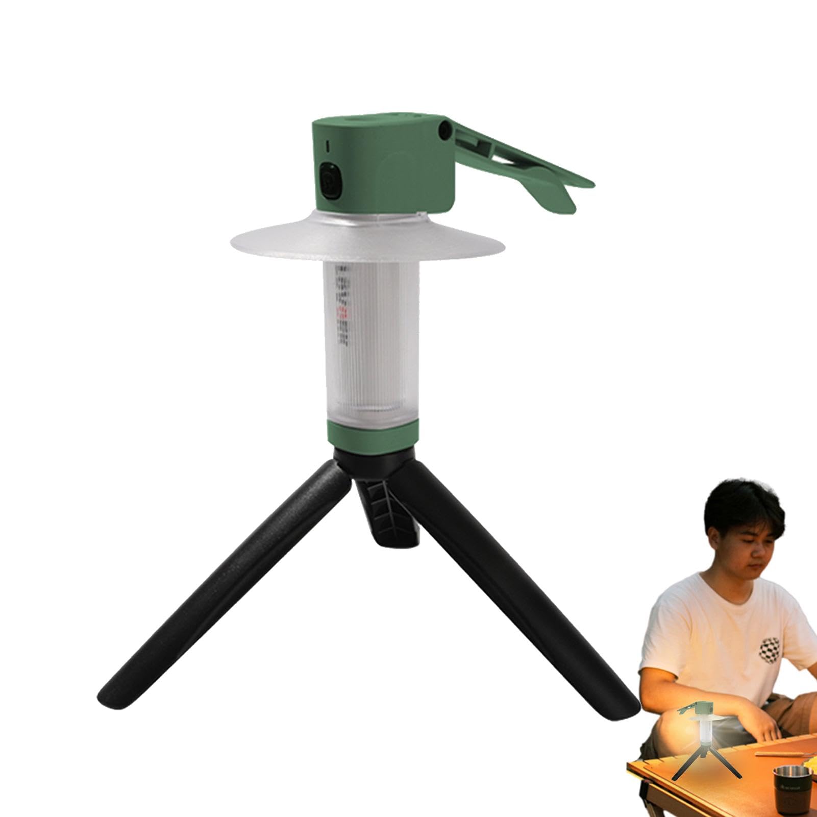 Luces de Camping Luz LED Magnética Ajustable 180° con 3 Colores y 6 Modos