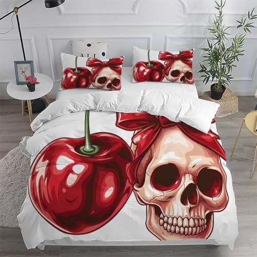 Housse de couette 3D fermeture éclair king 220x240 facile à laver
