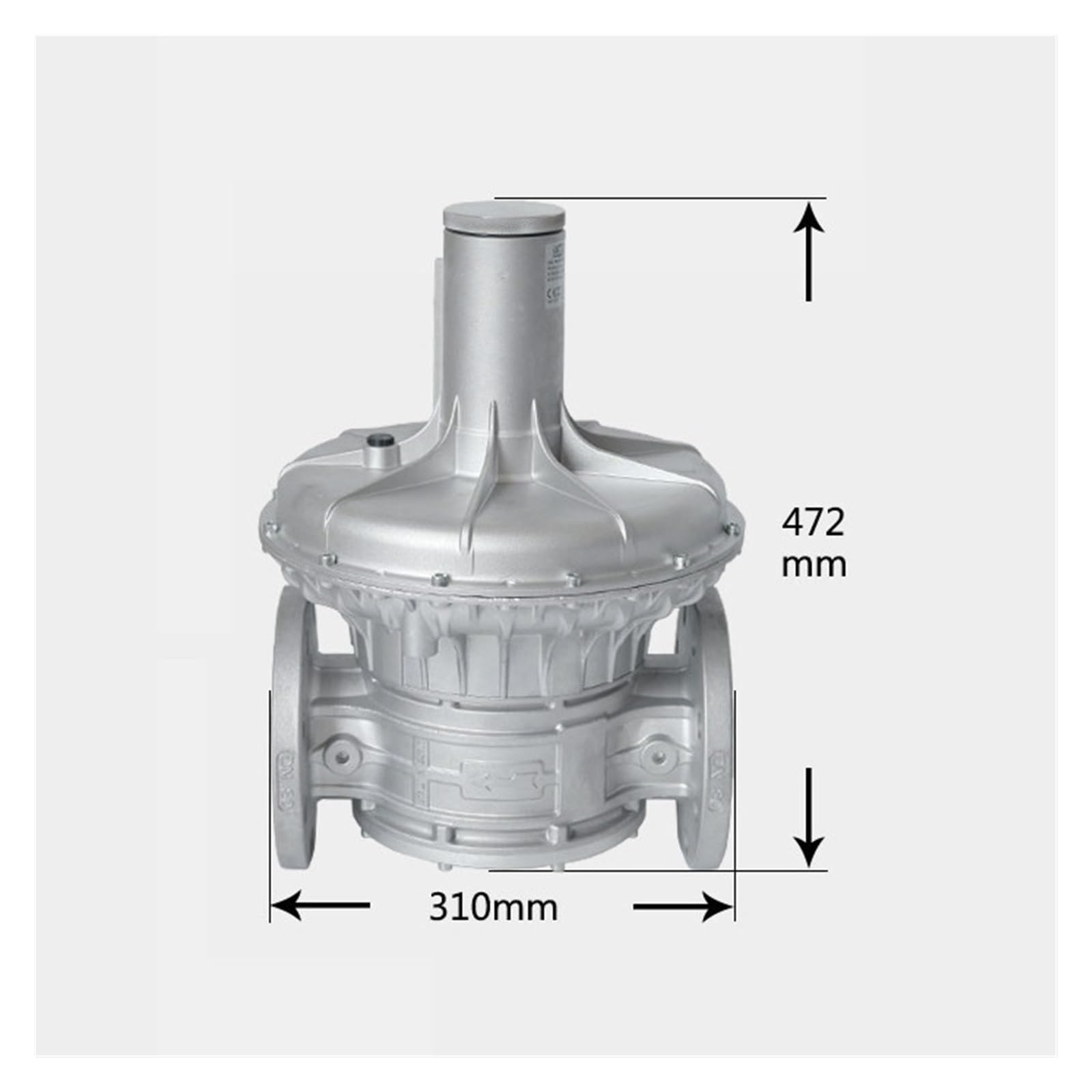 Riduttore di Pressione RC09 RG/2MC DN80, Pressione 1bar, Pressione in Uscita 33-58mbar, regolatore di Pressione Industriale