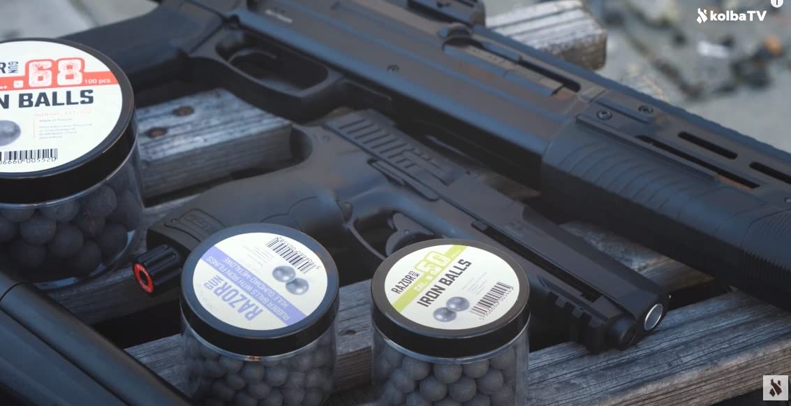 RazorGun 68 cal.68 Lot de 100 embouts en caoutchouc pour Umarex T4E HDS et SG-68