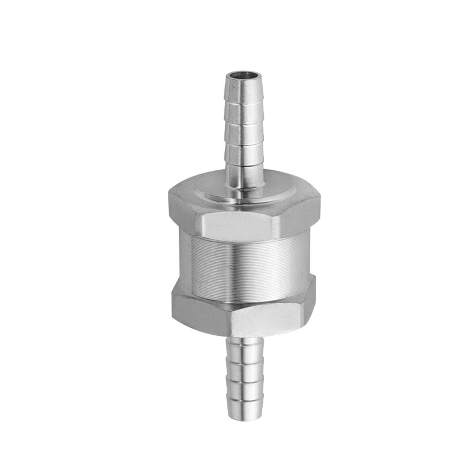 Aluminum Check Valves with Steel High Temp 6mm / 8mm / 10mm Tubing, Anti-Backflow for Systems Gasolines Fuels Fuels Line Check Valves Vehicle Modification Non Return