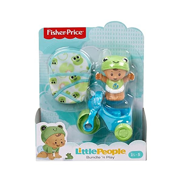 Fisher-Price Mattel – GNF59 Little People – Tricycle – Bundle 'n Play Spielset – Bild 5