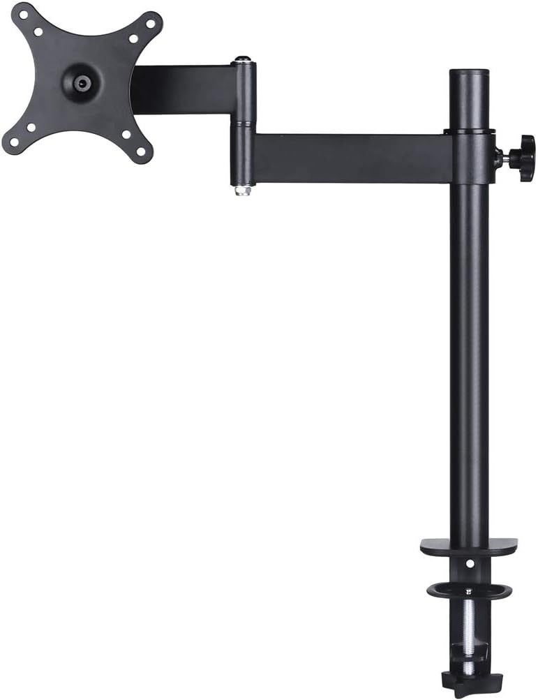 Monitor Desk Mount Fully Adjustable LCD Stand Fits Screen up to 30 Inches VESA 100x100 Weight 22lb