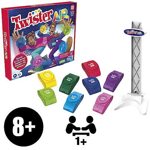 Hasbro Gaming Twister Air Game, Twister Game with Augmented Reality App, Connects to Smart Devices, Active Party Games, Ages 8+ - Image 2
