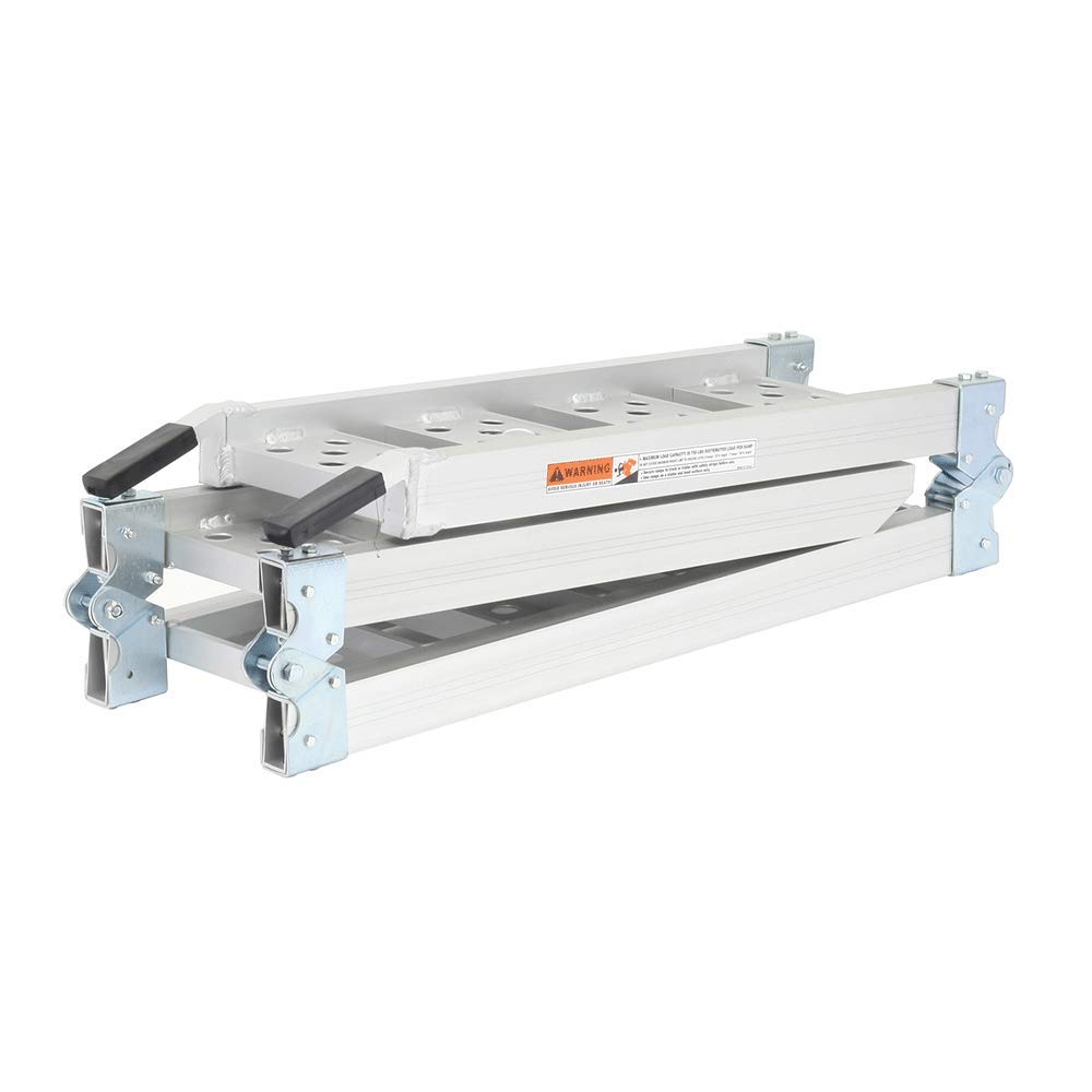 BikeTek Aluminium Tri Fold Motorcycle Folding Loading Ramp Motorbike 1935x230 mm