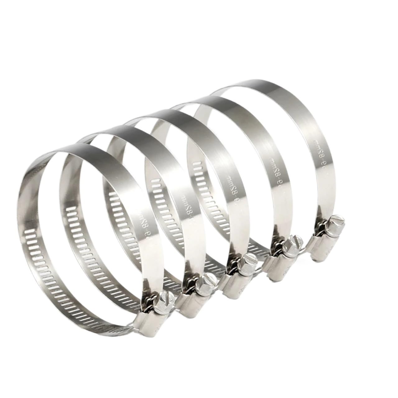 Abrazadera Pesada Acero Inox Impulso De Tornillo Fijación | Amplia gama, resistente al óxido, abrazadera fuerte, revestimiento múltiple.(600-700mm)