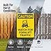 SmartSign 2-Pack 'Caution Watch For Forklift Traffic' Sign with Symbol - 10