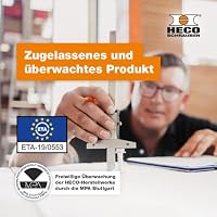 HECO-TOPIX-plus Holzschraube 4 x 25, Senkkopf mit Frästaschen, HECO-Drive, HD-20, variables Vollgewinde, verzinkt blau, A3K, 1000 Stück – Ansicht 7