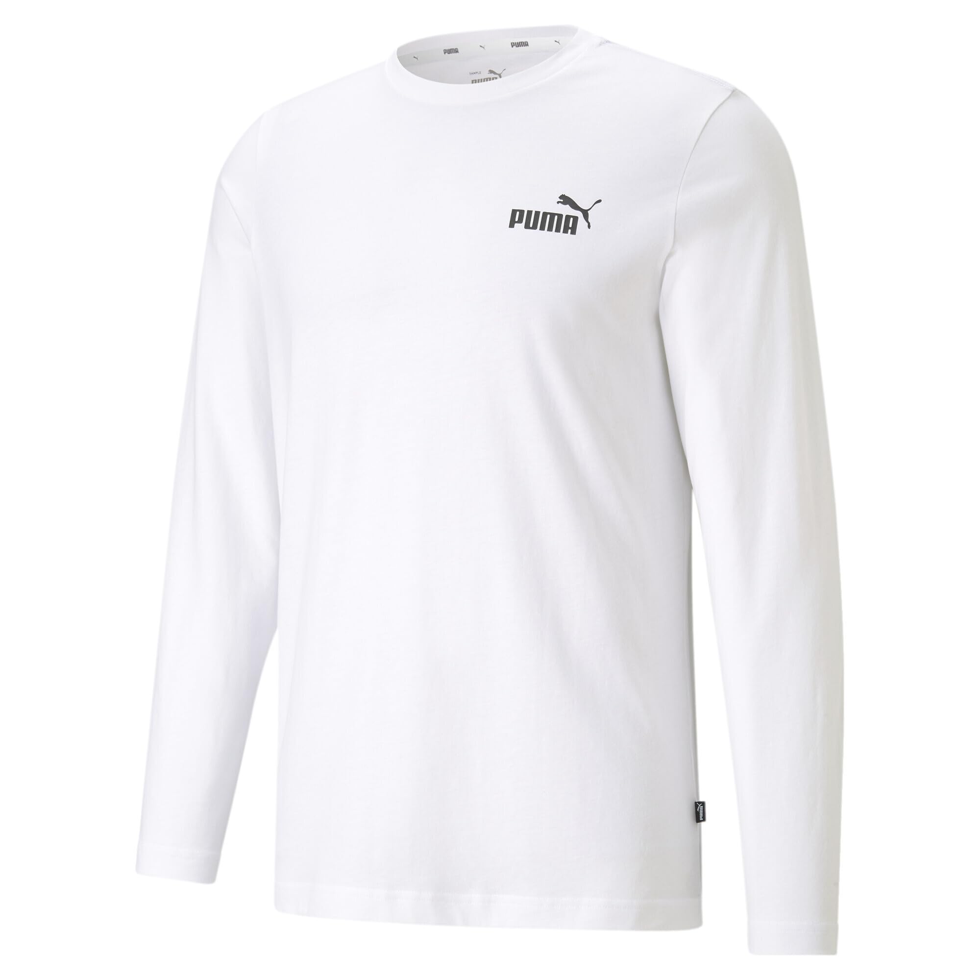 Puma Ess Small Logo Longsleeve Tee Tee Uomo (Pacco da 1)