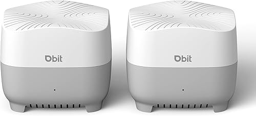 DBIT AX1500 WiFi 6 Mesh Wi-Fi System Cobertura de 3,900 pies cuadrados y 120 dispositivos Doble banda, roaming sin costuras, controles parentales