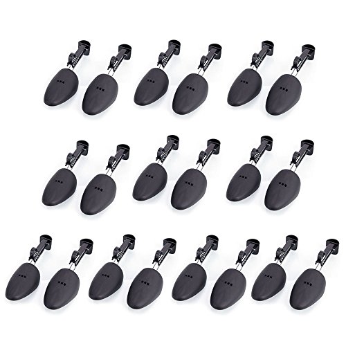 TiTa-Dong 10 Pairs Adjustable Shoe Stretcher,Adjustable Length Plastic Shoe Tree Shoe Shaper Holder