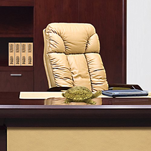 Brabud Chinese Handmade Brass Turtle Figure Home Decorative Ornament Collectible (Kaikougui3) #TOP6