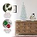 National Tree Company Artificial Christmas Tree, White Tinsel, Includes Stand, 3 feet