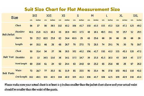 UNINUKOO Mens Slim Fit Suit 3 Piece 1 Button Paisley Prom Floral Wedding Tuxedo for Men US Size L Black2