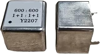 1 Pcs Permalloy Nickel Alloy 600:10K 10k:10k 10k:600 Audio Isolator Amplified Audio Cow Balanced Audio Transformer (Color : 600 600 1 1 1 1, Size : 2207 Square)