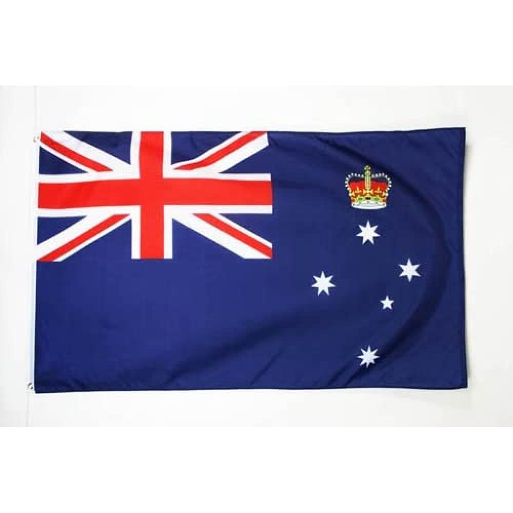AZ FLAG Drapeau Victoria en Polyester 100D avec Oeillets, 150cm x 90cm