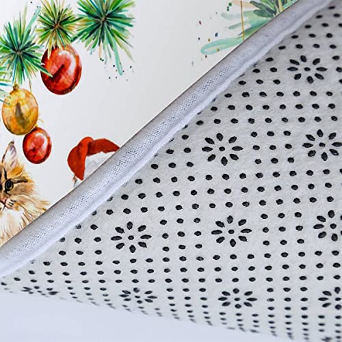 Badematten Set 3D 40x60 Weihnachten Badezimmerteppich-Set absorbierend 3-teiliges maschinenwaschbare weich badteppich… – Bild 7