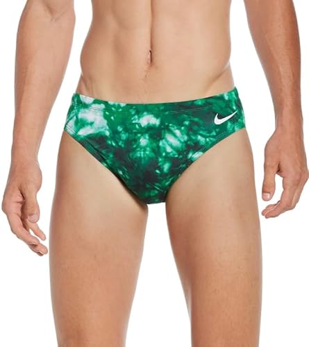 Nike mens swim brief - Court Green
