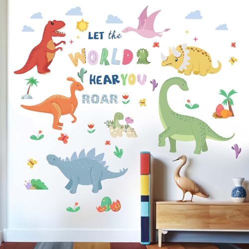Vinilos decorativos dinosaurios para niños miniatura 2