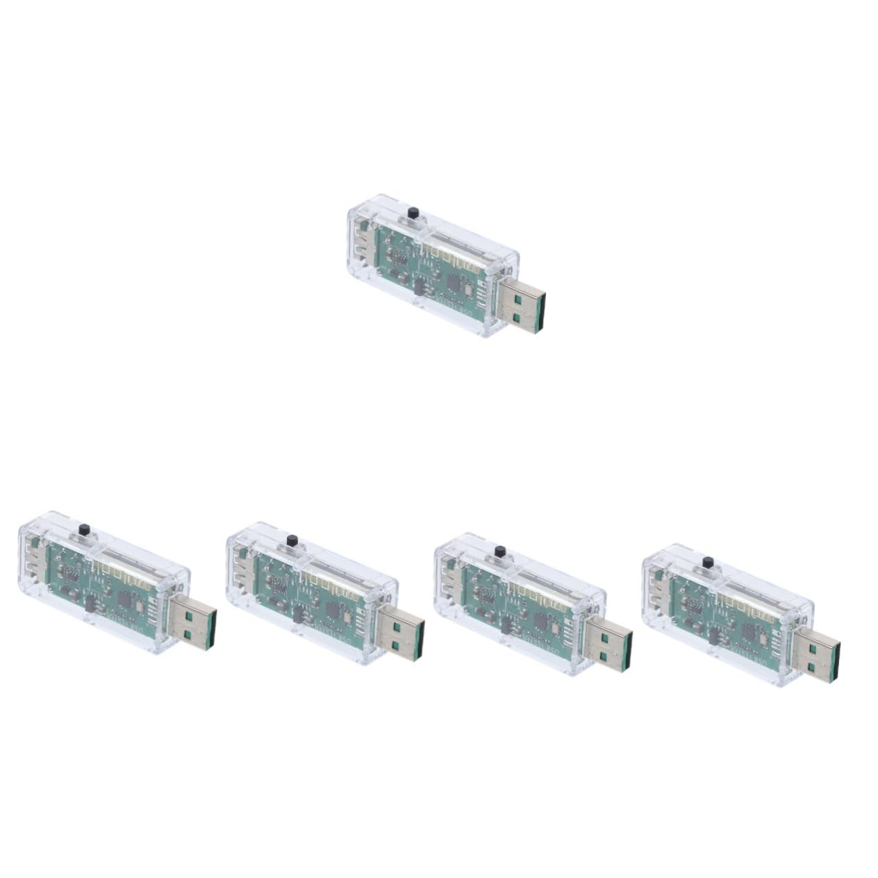 Hemobllo 5 Sztuk USB Tester USB A Woltomierz Miernik Napięcia Miernik Mocy Napięcie I Tester Napięcia Mocy Cyfrowy A