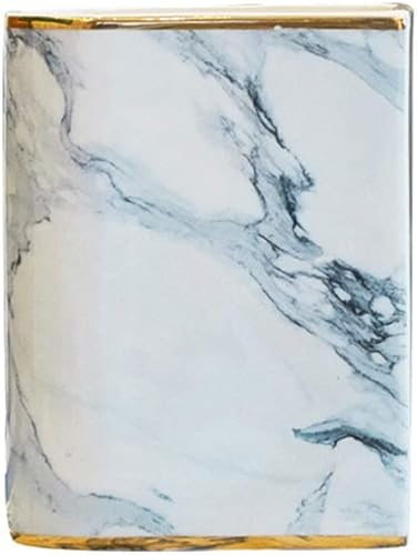 YyuX-qff Bedroom Vase, Modern Nordic Vase Ink Texture Ceramics Vase Dried Flower Fake Flower Heavy Vase, 14.5925.5CM Jarrones Decorativos (Color