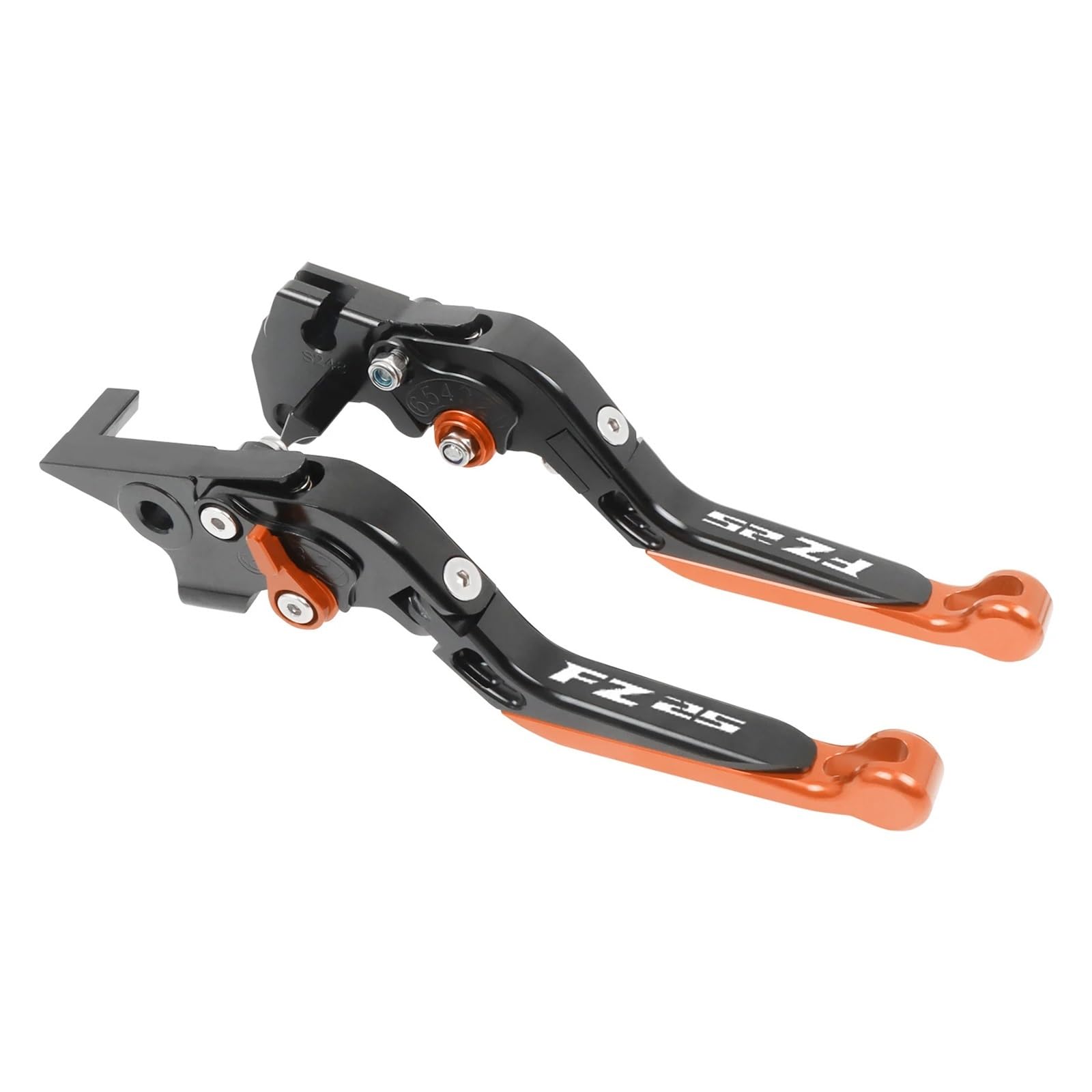 Zdgxfhsrh J Motorcycle Brake Clutch Levers For Ya&Maha Fz25 Fz 25 Fz-25 2017-2023 Motorcycle Accessories Cnc Adjustable Folding Extendable Brake Clutch Levers Handle(J)