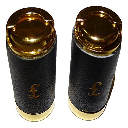 1 Coin Holders (Holds New 1 Coins) Leather Bound Choose from 1 2 3 4 or 5 Holders! (one Pound Coin Holders) (2 Holders)