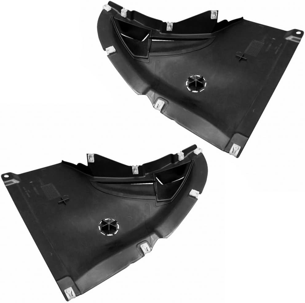 For BMW X3/X4 2018 2019 2020 2021 Fender Splash Shield Driver and Passenger Side | Pair | Front | Polypropylene Plastic | Replacement For BM1250139, BM1251139 | 51717445679, 51717445680