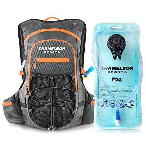 Chameleon Hydration Backpack Pack – Perfect Camel Bag for Running, Cycling and Hiking