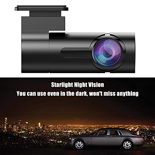 Yorten Mini Dash Cam HD 1080P carro DVR câmera gravador de vídeo Night Vision G-sensor