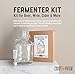 Craft A Brew - Fermentation Jug 1-pack - For Home Brewing - Includes 1 Gallon Glass Fermenter Jugs, Airlocks, and Silicone Stopper