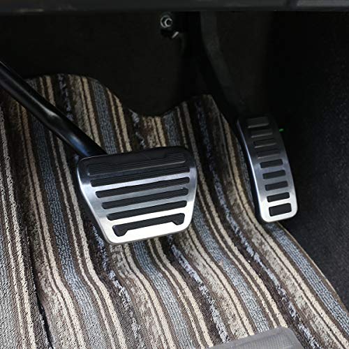 YIWANG Stainless Steel Car Pedals Automatic Brake Pedal Accelerator 2Pcs for Land Rover Range Rover Sport,for Discovery 5,for Range Rover Vogue Pedal Set