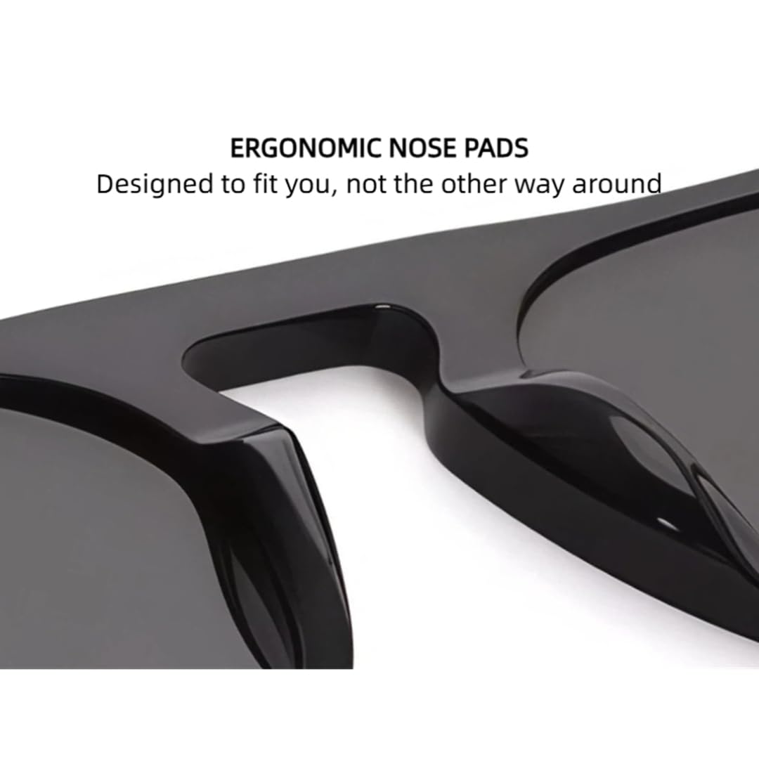Gafas de sol retro clásicas con protección UV400. Material de acetato lujoso y a la moda.