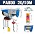 Bigorenda 1760lb Electric Hoist with Remote Control/Wired Control, Electric Hoist 2 in 1, 110v Electric Hoist with Single/Double Slings,65.6/33ft Lifting Height, for Factory Attic Garage Warehouse