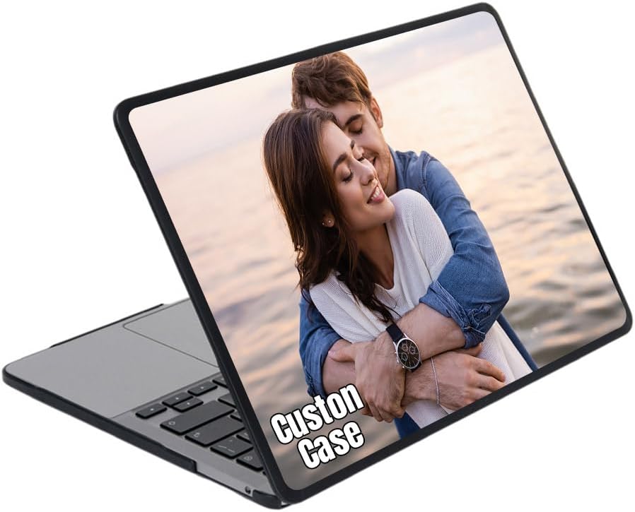 Custom Personalized Photo Case for 2026 MacBook Air 15 Inch M5 A3448 M4 A3241 M3 A3114 M2 A2941 2024 2023, Customized Picture Logo Text Name Plastic Hard Shell Cover for Mac 15" Retina Display, Clear