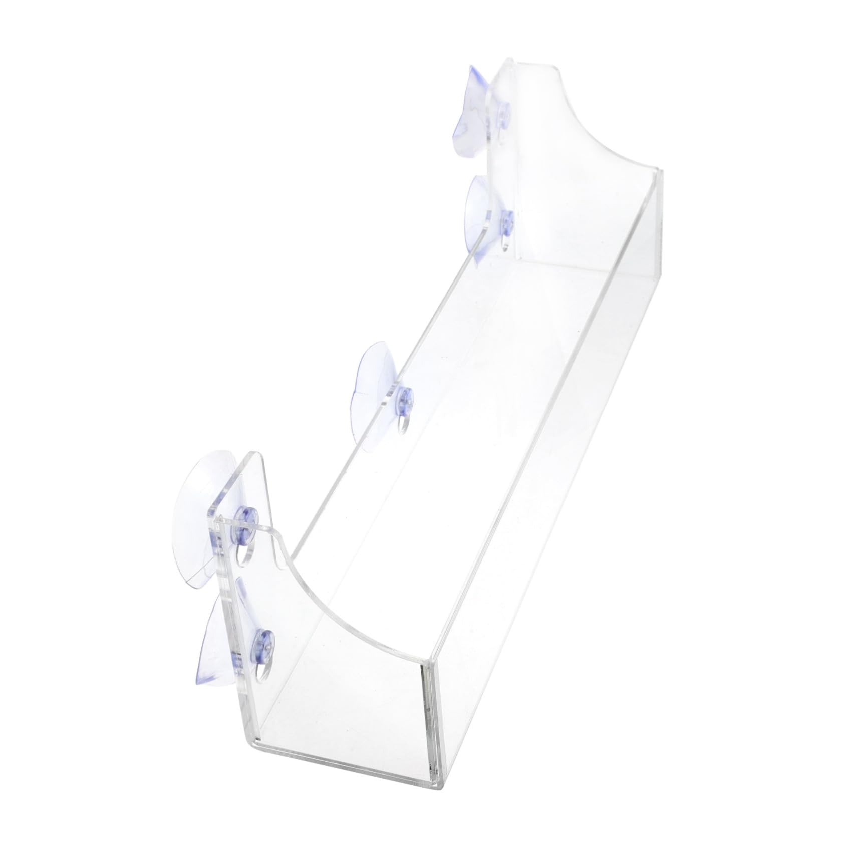 Étagère en acrylique Toyvian à grande capacité avec fixation ventouse puissante