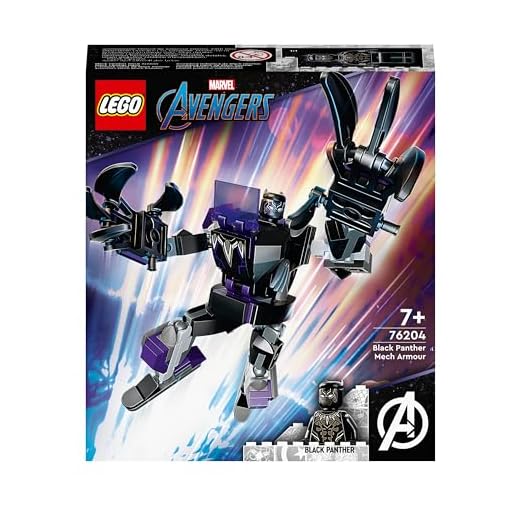 LEGO 76204 Super Heroes Armadura Mech do Pantera Negra